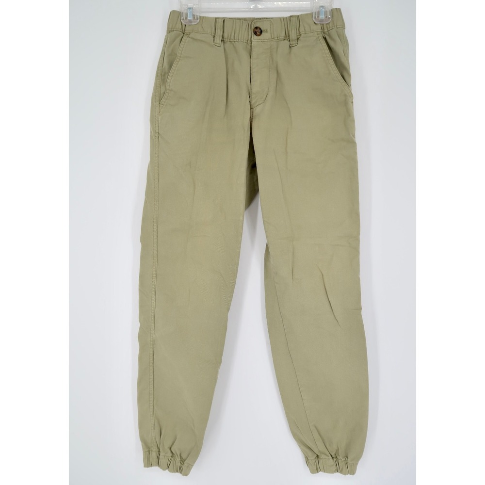 Bear Bottom Men's‎ Small Olive Green Chino Stretch Joggers Elastic Waistband